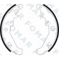Тормозные колодки, комплект FOMAR FRICTION FO 9067 RRL19 Z JSSICR 4315736