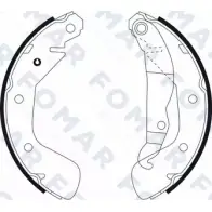 Тормозные колодки, комплект FOMAR FRICTION FB FEFL FO 9102 4315789 VO1MPU