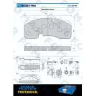 Тормозные колодки, дисковые, комплект FOMAR FRICTION 29 165 R29K7 4315818 FO 917381