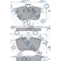 Тормозные колодки, комплект, дисковый тормоз