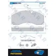 Тормозные колодки, дисковые, комплект FOMAR FRICTION E40MFV4 291 81 4315868 FO 925781