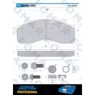 Тормозные колодки, дисковые, комплект FOMAR FRICTION FO 933981 4315929 2914 3 X4LHI