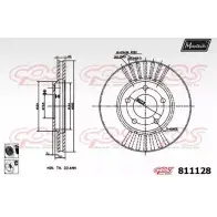 Тормозной диск MAXTECH 8111 28 811128.6060 DETGLE4 4325688