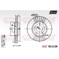 Тормозной диск MAXTECH 412UTK 811128.6880 8 11128 4325689