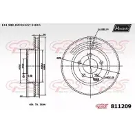 Тормозной диск MAXTECH KVV2D 4325731 8112 09 811209.0000
