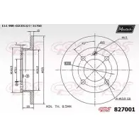 Тормозной диск MAXTECH 827 001 PYSK68X 4325879 827001.0000