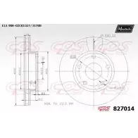 Тормозной диск MAXTECH 4325931 443OGE 8270 14 827014.0000