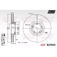 Тормозной диск MAXTECH 4325938 FQULX2 82 7015 827015.6980