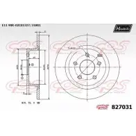Тормозной диск MAXTECH 82703 1 WCYS0X 4325983 827031.0000