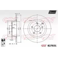 Тормозной диск MAXTECH 9XTKL 4325984 827031.6060 82 7031