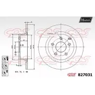 Тормозной диск MAXTECH 82 7031 4325985 827031.6880 LNHRC