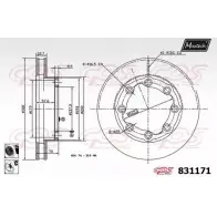 Тормозной диск MAXTECH 83 1171 JPTACYX 831171.6060 4326088