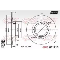 Тормозной диск MAXTECH 83 1213 4326112 5TU0L 831213.6060