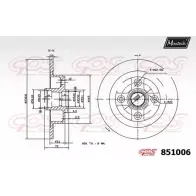 Тормозной диск MAXTECH 8510 06 4326178 851006.0000 9BZ9ET2