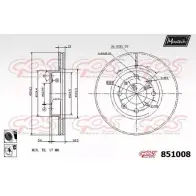 Тормозной диск MAXTECH 4326183 LGUQY 851008.6060 8 51008