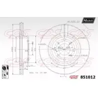Тормозной диск MAXTECH 8510 12 U4KQ04 851012.6060 4326195