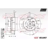 Тормозной диск MAXTECH XJQCORZ 851097.6980 4326297 85 1097