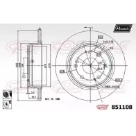 Тормозной диск MAXTECH PJOMPV 85110 8 4326327 851108.6060
