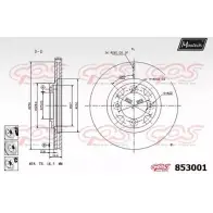 Тормозной диск MAXTECH 4326379 85300 1 853001.6880 U11Q432
