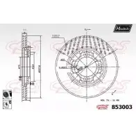 Тормозной диск MAXTECH 4326386 MIB22 85300 3 853003.6060