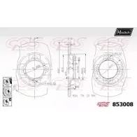 Тормозной диск MAXTECH 853008.6980 TRBZ5 4326400 8 53008