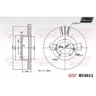Тормозной диск MAXTECH 853011.0000 8530 11 8BSXE1 4326401