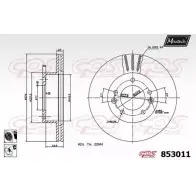 Тормозной диск MAXTECH 85301 1 RY5CU 853011.6060 4326402