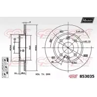 Тормозной диск MAXTECH 4326451 853035.6880 M4TM38D 853 035