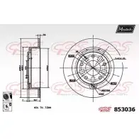 Тормозной диск MAXTECH KI5DN 8 53036 4326454 853036.6060