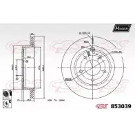 Тормозной диск MAXTECH 85 3039 FNHVZYQ 4326466 853039.6060
