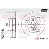 Тормозной диск MAXTECH 853 075 3AF4H 4326503 853075.6880