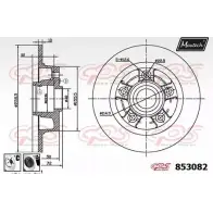 Тормозной диск MAXTECH 4326526 85308 2 QW6IF 853082.6060