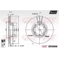 Тормозной диск MAXTECH 1P9BGQJ 4326628 855006.6060 85 5006