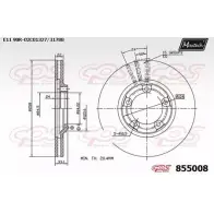 Тормозной диск MAXTECH 4326635 GRF3O77 855008.0000 8550 08