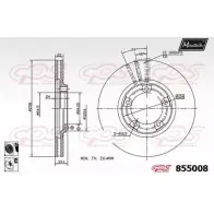 Тормозной диск MAXTECH NDPWCO3 4326636 8550 08 855008.6060
