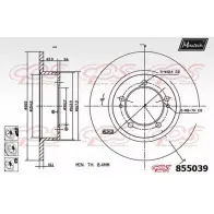 Тормозной диск MAXTECH MH9W4 855039.6880 4326685 85503 9