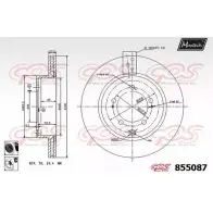 Тормозной диск MAXTECH 4326752 0OSFKP 85 5087 855087.6060