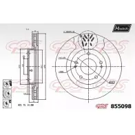 Тормозной диск MAXTECH 4326793 85509 8 855098.6880 17JB2K
