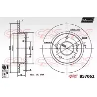 Тормозной диск MAXTECH 857062.6060 85 7062 4326927 24PEBDC