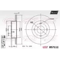 Тормозной диск MAXTECH 857 112 4327021 857112.6980 PKNQL