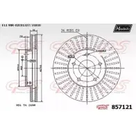 Тормозной диск MAXTECH 857121.0000 85 7121 4327038 LINDA