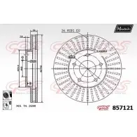 Тормозной диск MAXTECH 857121.6060 8571 21 4327039 53CUD