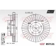 Тормозной диск MAXTECH Nissan Maxima (A33) 5 2000 – 2003 68LFTJ 85712 1 857121.6980