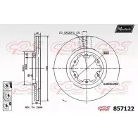 Тормозной диск MAXTECH 857122.6880 Nissan Pathfinder (R50) 2 1996 – 2004 85 7122 VY3N7