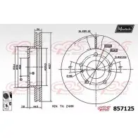 Тормозной диск MAXTECH 27QAV8 857125.6060 4327055 8571 25