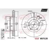 Тормозной диск MAXTECH 4327056 6TFFCD 85 7125 857125.6880