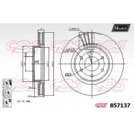 Тормозной диск MAXTECH SXOM2A 857137.6980 8571 37 4327089