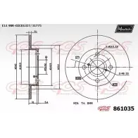 Тормозной диск MAXTECH 88CSI 861035.0000 4327251 861 035