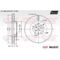 Тормозной диск MAXTECH 861037.0000 8610 37 4327259 452QY82