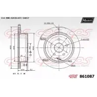Тормозной диск MAXTECH 86 1087 861087.0000 4327291 7LVMTE